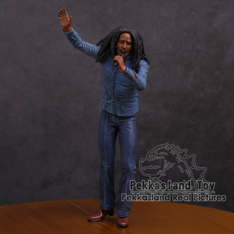 Bob Marley Music Legends Jamaica Singer & Microphone PVC Action Figure Collectible